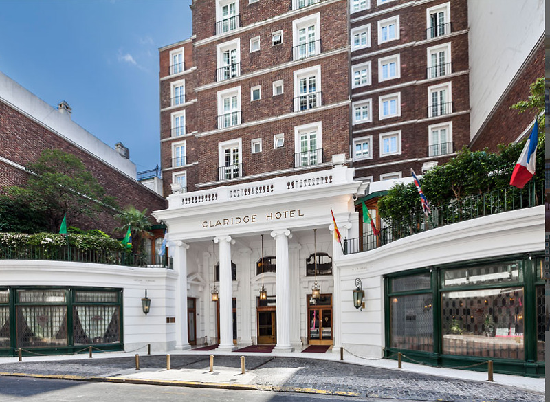 克拉瑞吉酒店 布宜诺斯艾利斯 外观 照片 The hotel's entrance